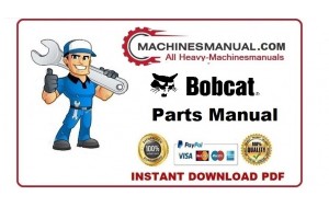 Pdf Bobcat 3400 Utility Vehicle Parts Catalog Manual AJNU31001 & Above