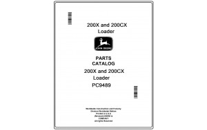 John Deere 200X and 200CX Loader Parts Catalog Manual Pdf-PC9489