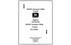 John Deere 2025R Compact Utility Tractor Parts Catalog Manual Pdf-PC13296