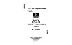 John Deere 2027R Compact Utility Tractor Parts Catalog Manual Pdf-PC11963