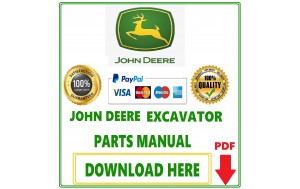 John Deere 270CLC Excavator Parts Catalog Manual Download Pdf-PC9082