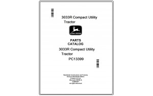 John Deere 3033R Compact Utility Tractor Parts Catalog Manual Pdf-PC13399