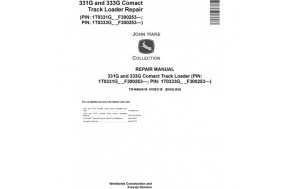 John Deere 331G, 333G Compact Track Loader Service Manual Pdf-TM14064X19