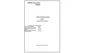 John Deere 450DLC Excavator Technical Service Repair Manual Pdf-TM2362