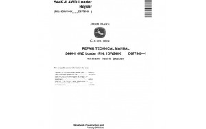 John Deere 544K-II 4WD Loader Service Repair Technical Manual-TM14145X19