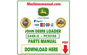 John Deere 544K-II Loader Parts Catalog Manual Pdf-PC15136