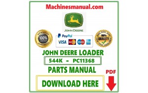 John Deere 544K Loader Parts Catalog Manual Pdf-PC11368