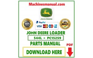 John Deere 544L Loader Parts Catalog Manual Pdf-PC15259