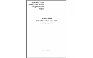 John Deere 636M Pro Quik-Trak™ Commercial Mower Service Repair Technical Manual Pdf-TM132319