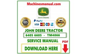 John Deere 6405 6605 Tractor Brasil Technical Service Repair Manual Pdf-TM4866