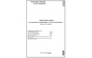 John Deere 753GL, Timberjack 608L Tracked Feller Buncher Technical Manual Pdf-TMF387451