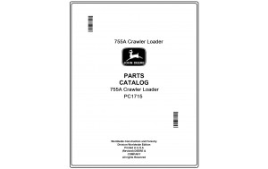 John Deere 755A Crawler Loader Parts Catalog Manual Pdf-PC1715