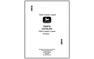 John Deere 755B Crawler Loader Parts Catalog Manual Pdf-PC2042