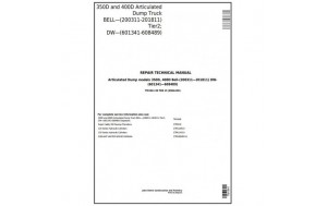 Pdf - John Deere 350D And 400D Articulated Dump Truck Service Repair Technical Manual TM1941