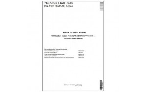 Pdf-John Deere 744K Series II 4wd Loader (Sn. from F664578) Service Repair Technical Manual TM13224X19