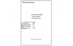 Pdf - John Deere 80 Midi Excavator Service Repair Technical Manual Tm1656