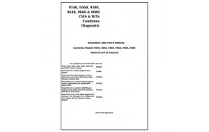 Pdf-John Deere 9540, 9560, 9580, 9640, 9660, 9680 CWS And WTS Combines Diagnostic Service Manual TM4698