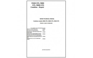 Pdf - John Deere 9560i STS 9880 STS 9880i STS Combine Service Repair Technical Manual TM2201