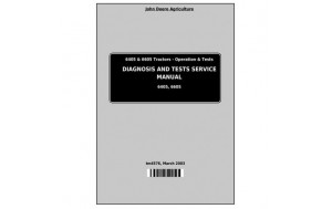 Pdf - John Deere Tractors 6405, 6605 (North American) Diagnostic and Tests Service Manual TM4576