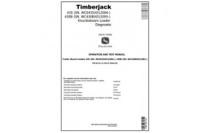 Pdf - Timberjack 435 430B Series II Knuckleboom Trailer Mount Log Loader Operation and Test Service Manual tmf387151