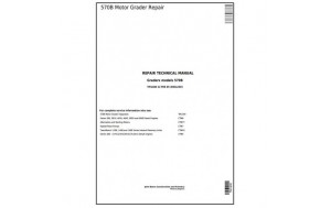 TM1400 - John Deere 570B Motor Grader Service Repair Technical Manual Pdf